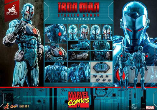 Marvel Comics Diecast 1/6 Iron Man (Stealth Armor) Hot Toys Exclusive 33 cm HOT TOYS - Smalltinytoystore