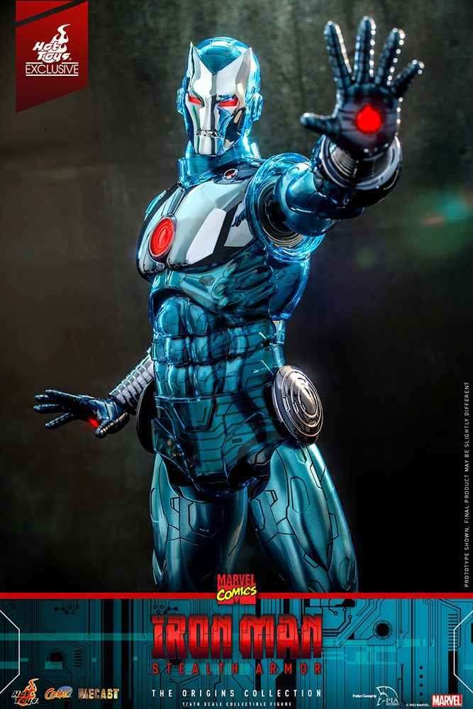 Marvel Comics Diecast 1/6 Iron Man (Stealth Armor) Hot Toys Exclusive 33 cm - Smalltinytoystore