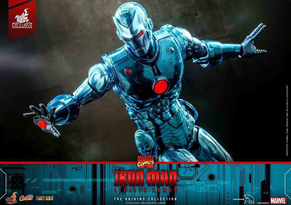 Marvel Comics Diecast 1/6 Iron Man (Stealth Armor) Hot Toys Exclusive 33 cm - Smalltinytoystore