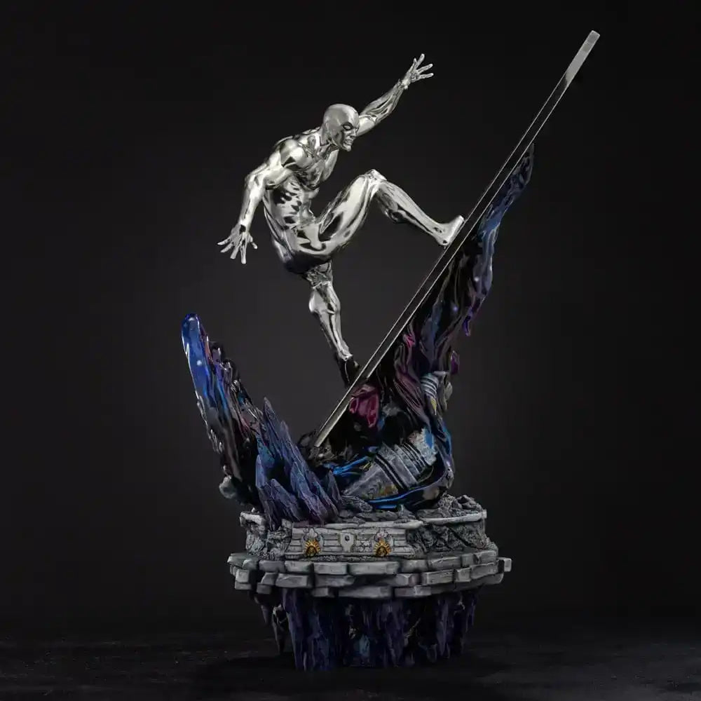 Marvel Comics Infinity Gauntlet Diorama Art Scale Statue 1/10 Silver Surfer Deluxe 36 cm