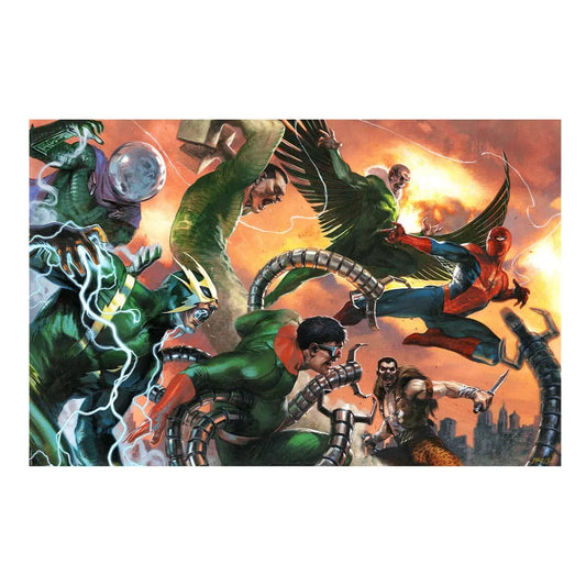 Marvel Comics Kunstdruck The Amazing Spider-Man vs Sinister Six 61 x 41 cm - ungerahmt - Smalltinytoystore