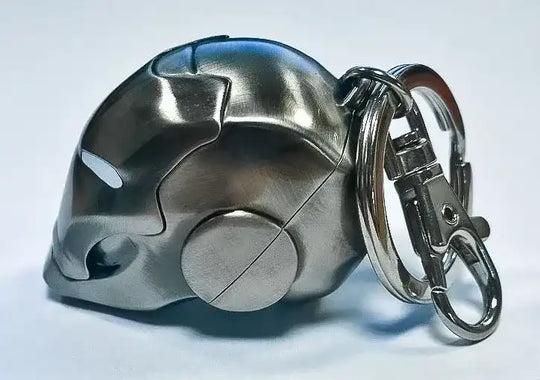 Marvel Comics Metall-Schlüsselanhänger Iron Man Helm Mark II