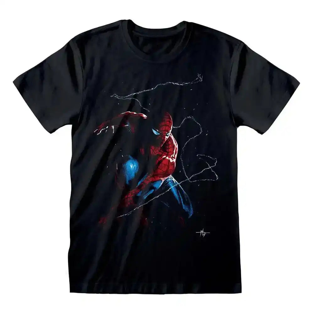 Marvel Comics Spider-Man T-Shirt Spidey Art - Smalltinytoystore