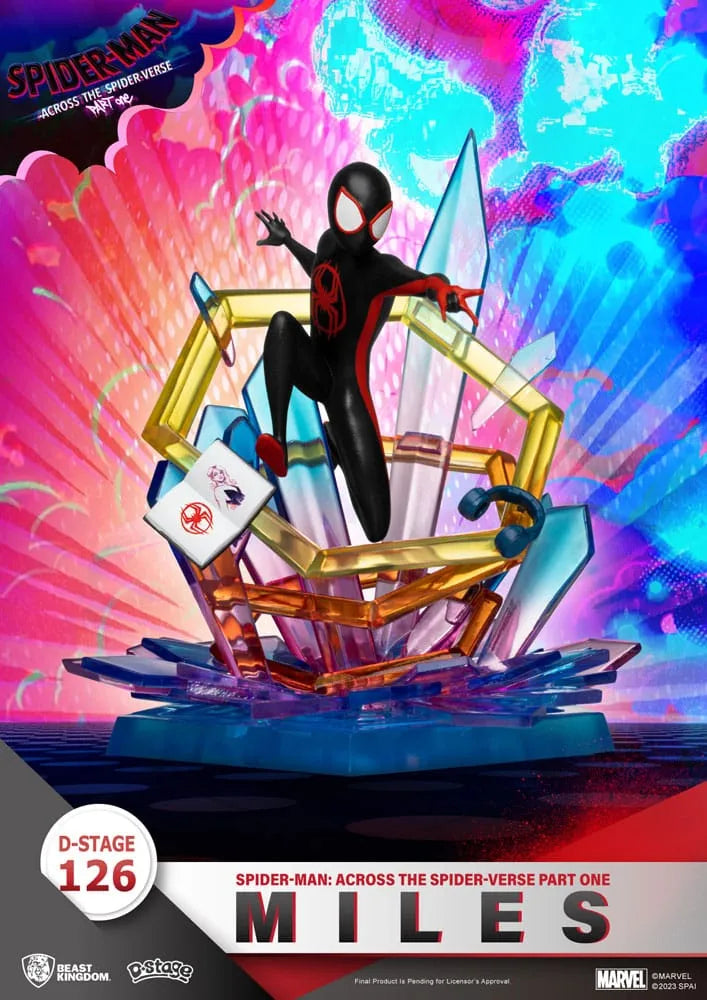 Marvel D-Stage PVC Diorama Spider-Man: Across the Spider-Verse Part One-Miles 15 cm - Smalltinytoystore