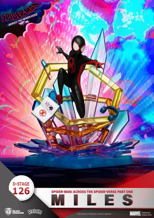 Marvel D-Stage PVC Diorama Spider-Man: Across the Spider-Verse Part One-Miles 15 cm - Smalltinytoystore