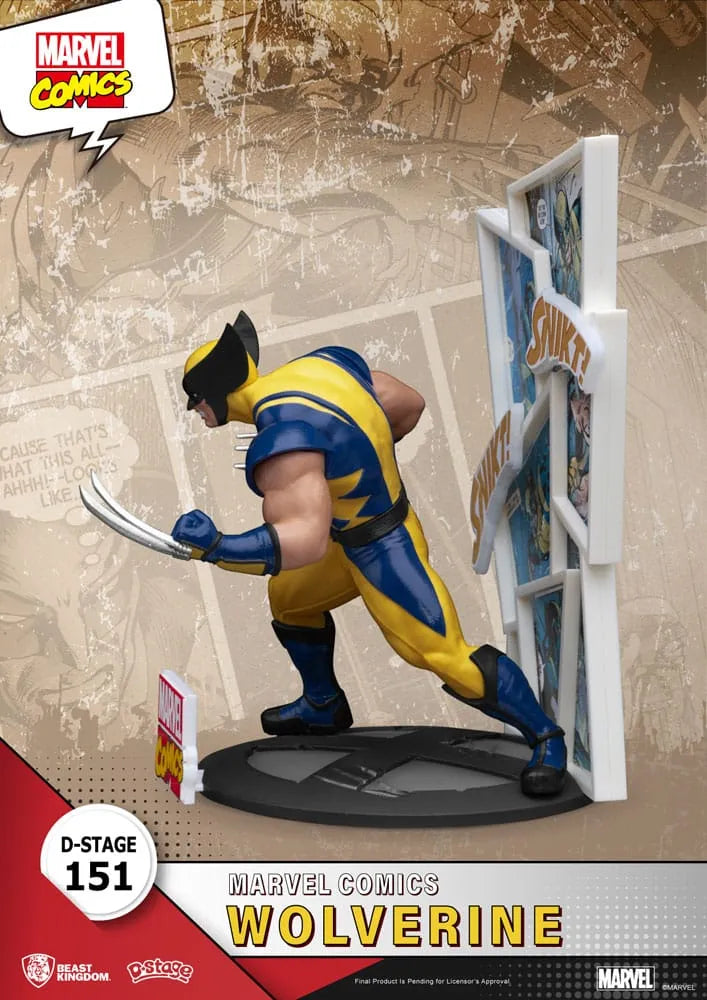 Marvel D-Stage PVC Diorama Wolverine 16 cm - Smalltinytoystore