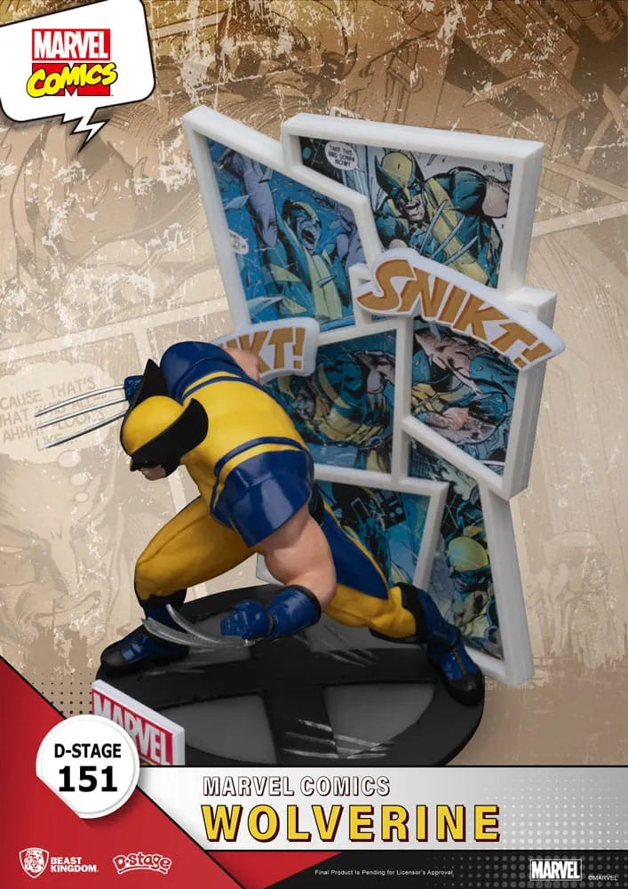 Marvel D-Stage PVC Diorama Wolverine 16 cm - Smalltinytoystore