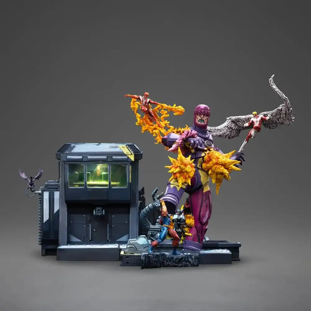 Marvel Demi Art Scale Statue 1/20 X-Men Danger Room Diorama B (Comic Version) 43 cm - Smalltinytoystore