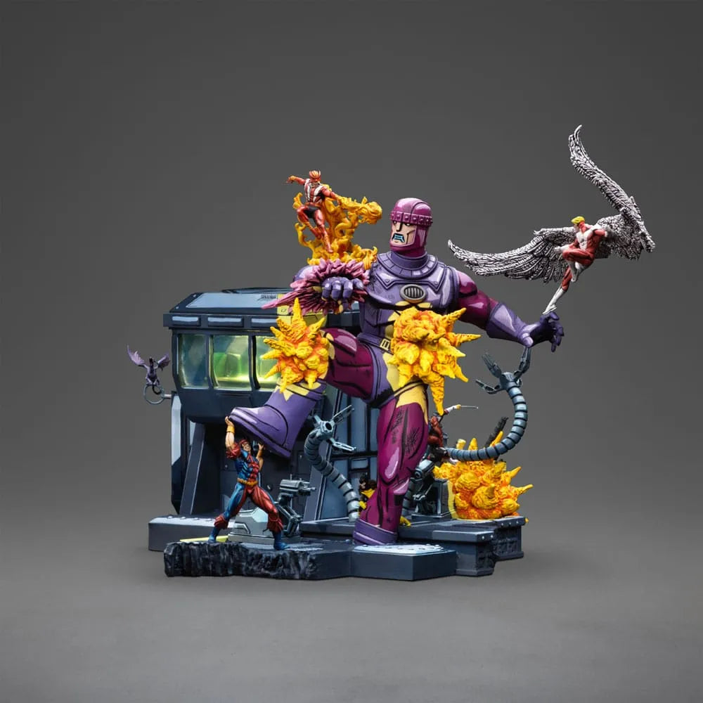 Marvel Demi Art Scale Statue 1/20 X-Men Danger Room Diorama B (Comic Version) 43 cm - Smalltinytoystore