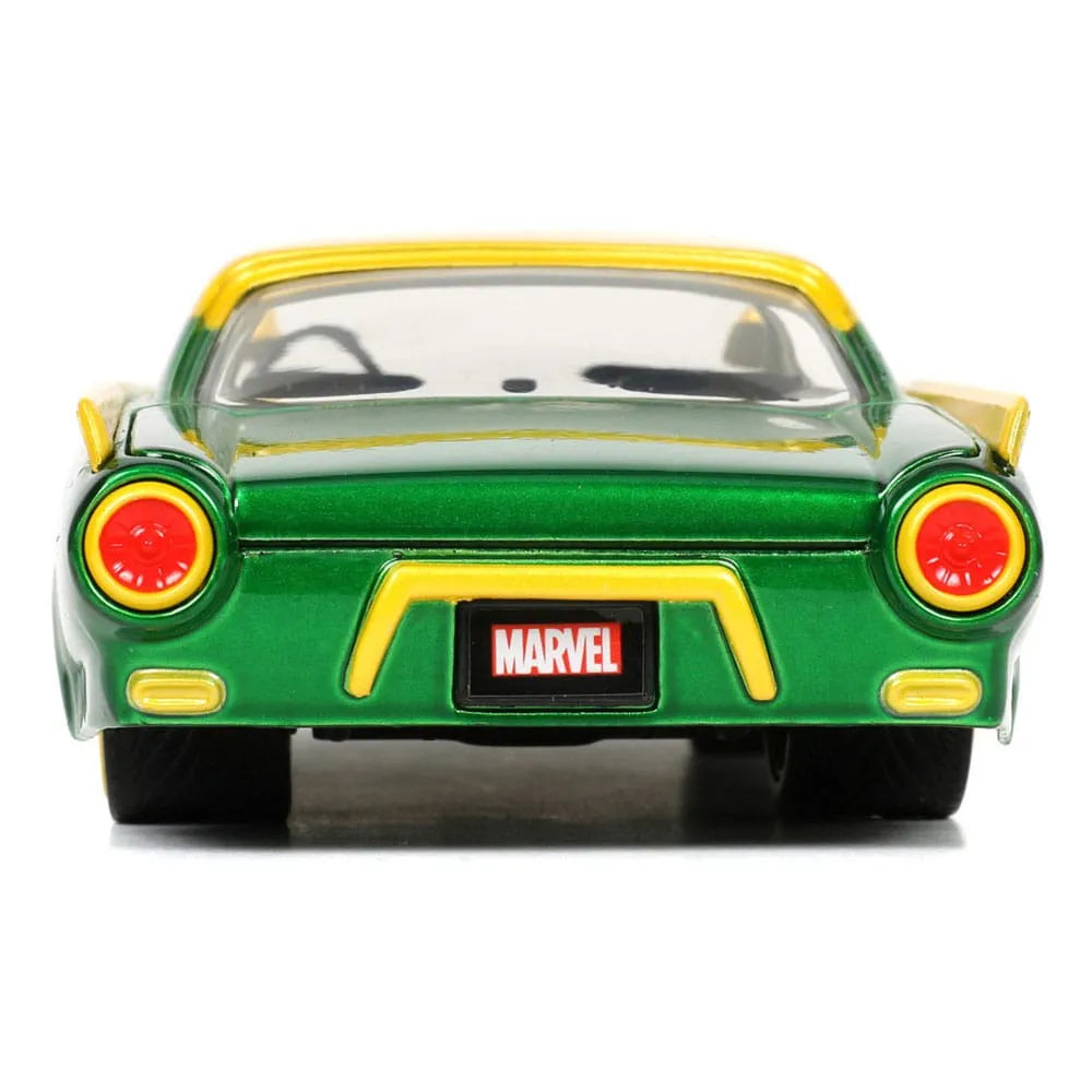 Marvel Diecast Modell 1/24 Ford Thunderbird Loki - Smalltinytoystore