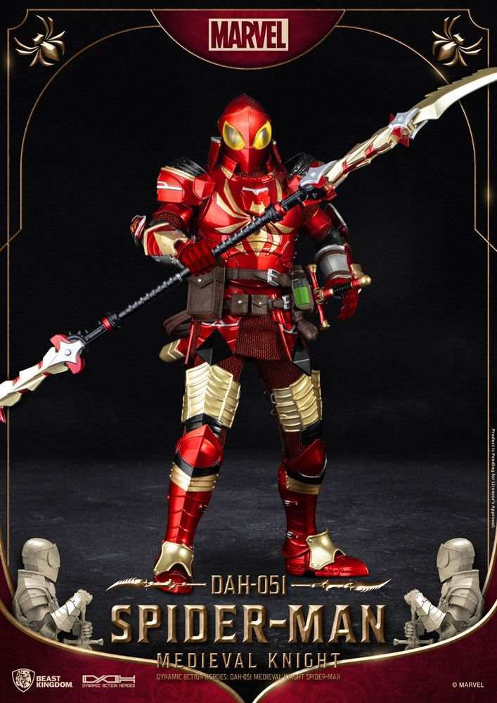 Marvel Dynamic 8ction Heroes 1/9 Medieval Knight Spider-Man 20 cm - Smalltinytoystore