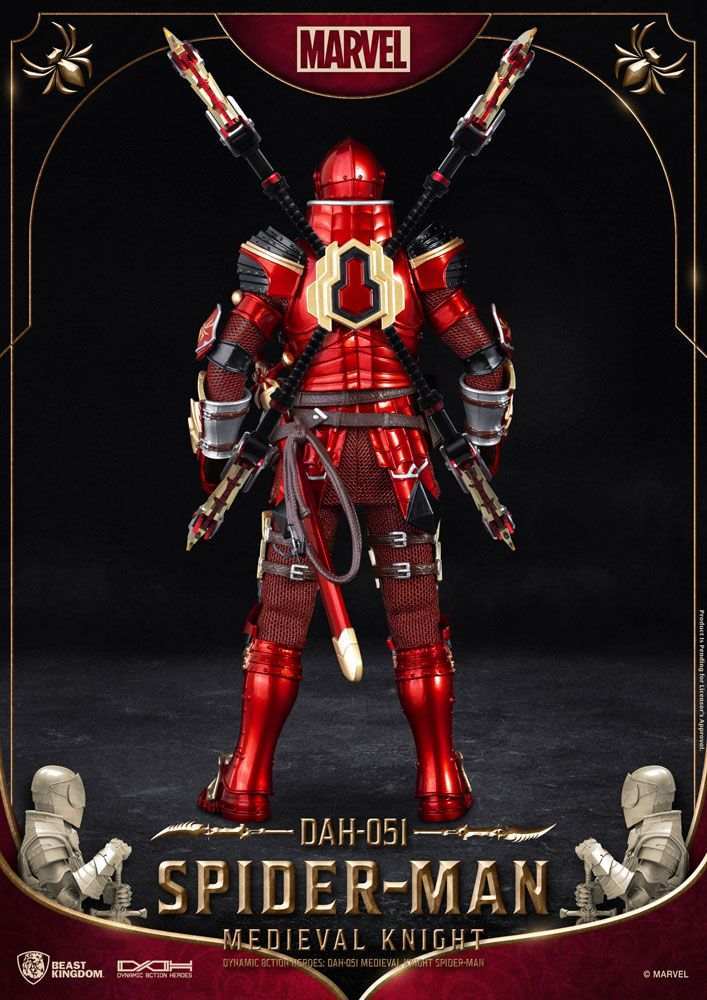 Marvel Dynamic 8ction Heroes 1/9 Medieval Knight Spider-Man 20 cm - Smalltinytoystore