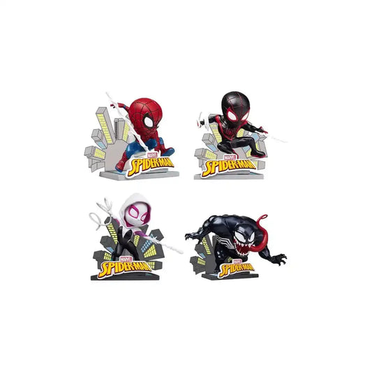 Marvel Hero Box Attack Series Minifiguren Spider-Man 8 cm Display (6) - Smalltinytoystore