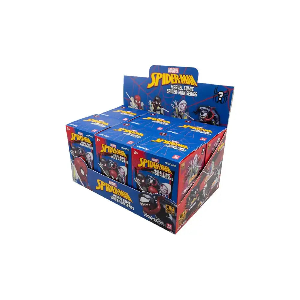 Marvel Hero Box Attack Series Minifiguren Spider-Man 8 cm Display (6) - Smalltinytoystore
