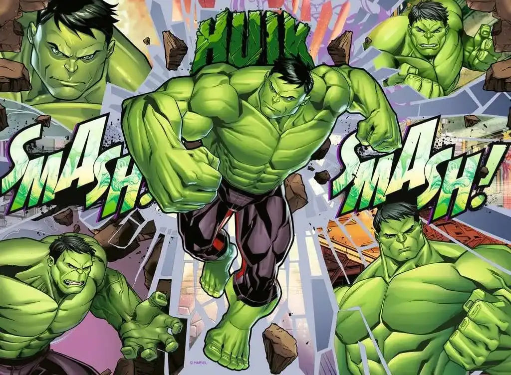 Marvel Kinderpuzzle XXL Der unglaubliche Avenger (100 Teile) - Smalltinytoystore