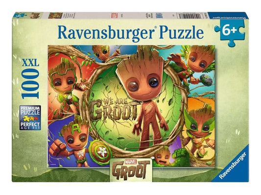 Marvel Kinderpuzzle XXL We Are Groot! (100 Teile) - Smalltinytoystore