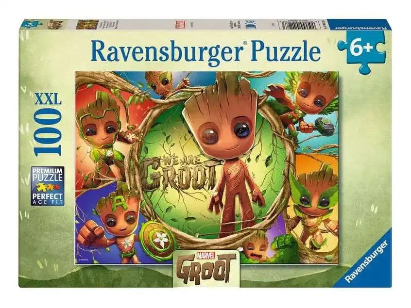 Marvel Kinderpuzzle XXL We Are Groot! (100 Teile) - Smalltinytoystore