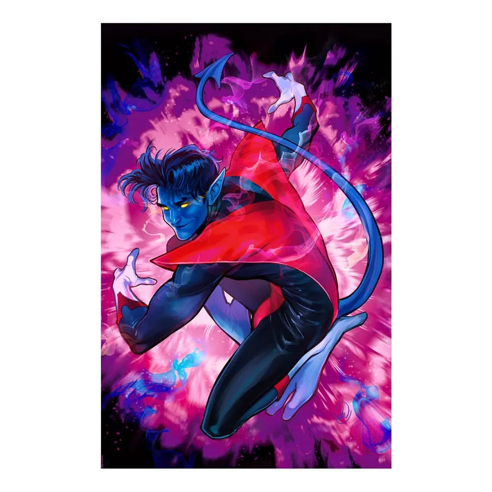 Marvel Kunstdruck Nightcrawler 41 x 61 cm - ungerahmt - Smalltinytoystore