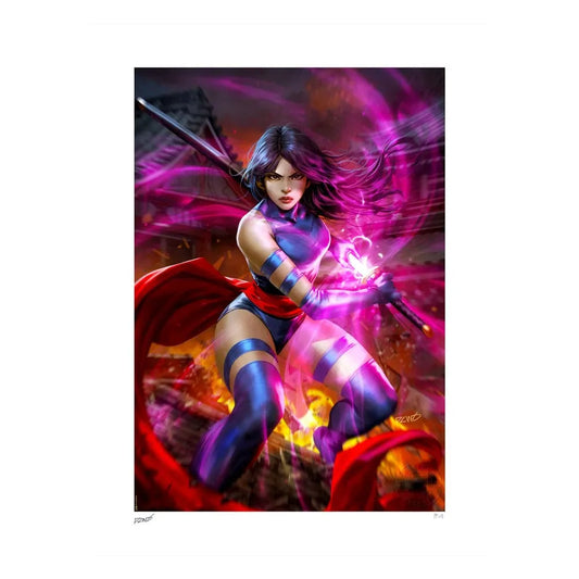Marvel Kunstdruck Psylocke 46 x 61 cm - ungerahmt - Smalltinytoystore
