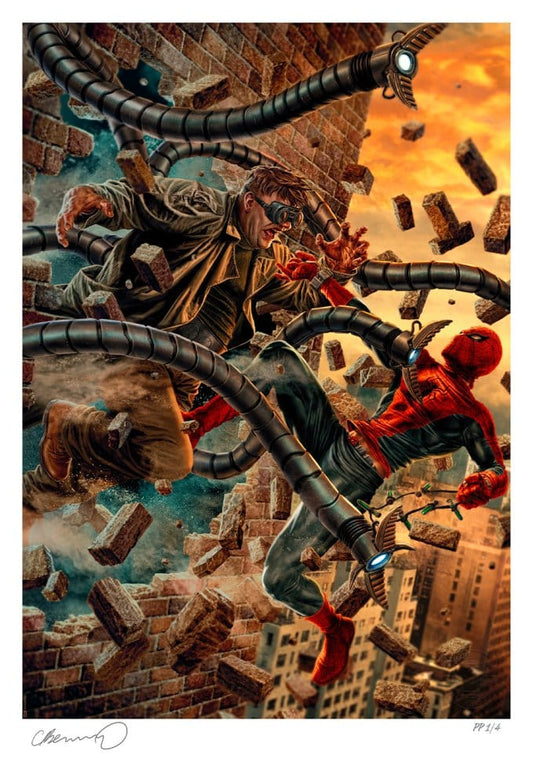 Marvel Kunstdruck The Amazing Spider-Man vs Doc Ock Series 46 x 61 cm - ungerahmt