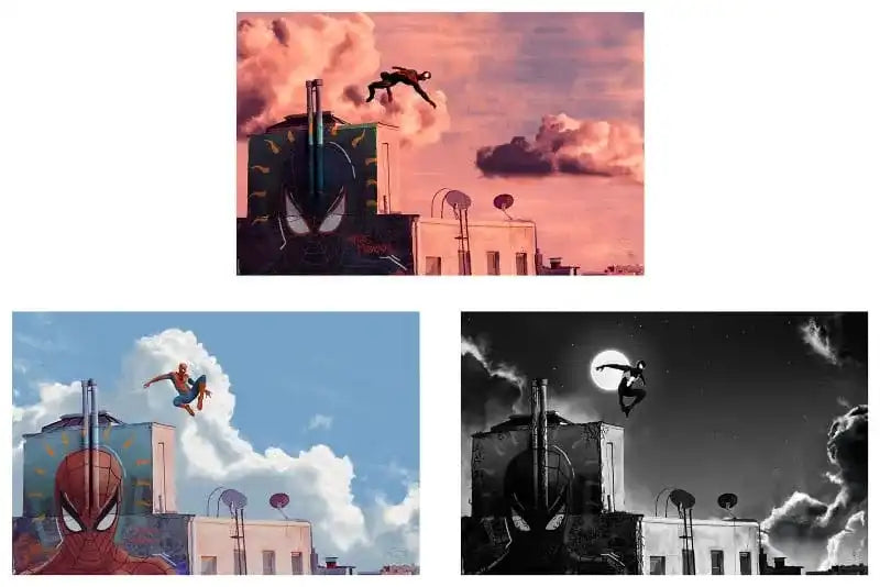 Marvel Kunstdrucke 3er-Set Spider-Man 30 x 46 cm - ungerahmt - Smalltinytoystore