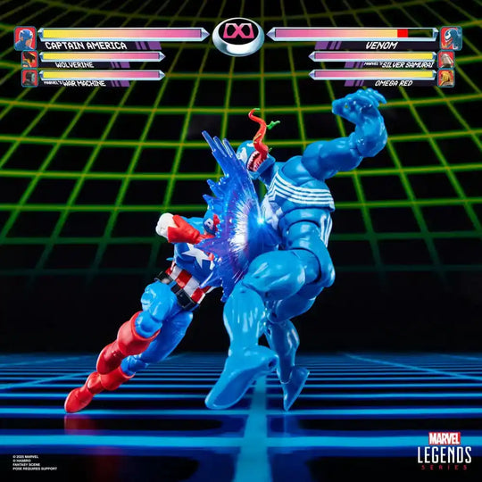 Marvel Legends Gamerverse Actionfiguren 2er-Pack Captain America vs. Venom 15 cm - Smalltinytoystore