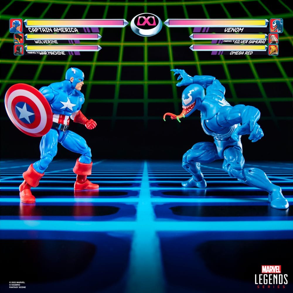 Marvel Legends Gamerverse Actionfiguren 2er-Pack Captain America vs. Venom 15 cm - Smalltinytoystore