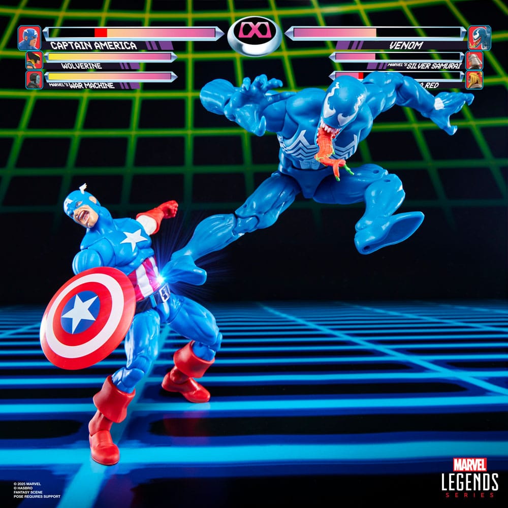 Marvel Legends Gamerverse Actionfiguren 2er-Pack Captain America vs. Venom 15 cm - Smalltinytoystore