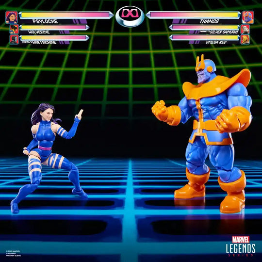 Marvel Legends Gamerverse Actionfiguren 2er-Pack Psylocke vs. Thanos 15 cm