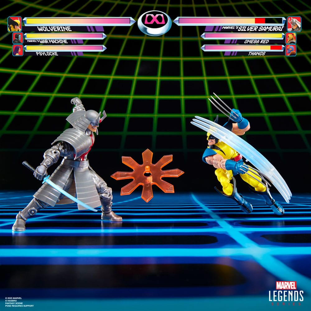 Marvel Legends Gamerverse Actionfiguren 2er-Pack Wolverine vs. Silver Samurai 15 cm - Smalltinytoystore
