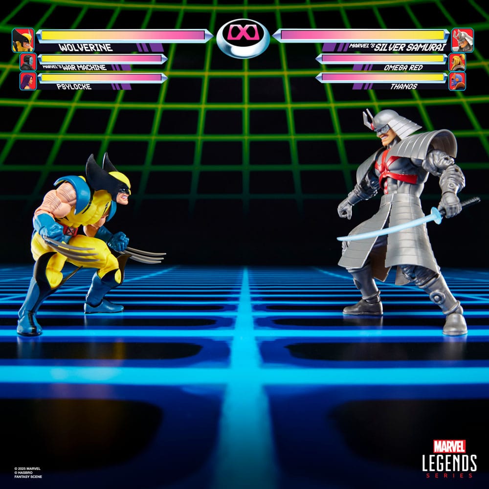 Marvel Legends Gamerverse Actionfiguren 2er-Pack Wolverine vs. Silver Samurai 15 cm - Smalltinytoystore