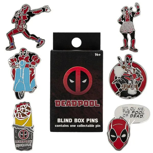 Marvel Loungefly Ansteck-Pins Blind Box Sortiment Deadpool (12) - Smalltinytoystore