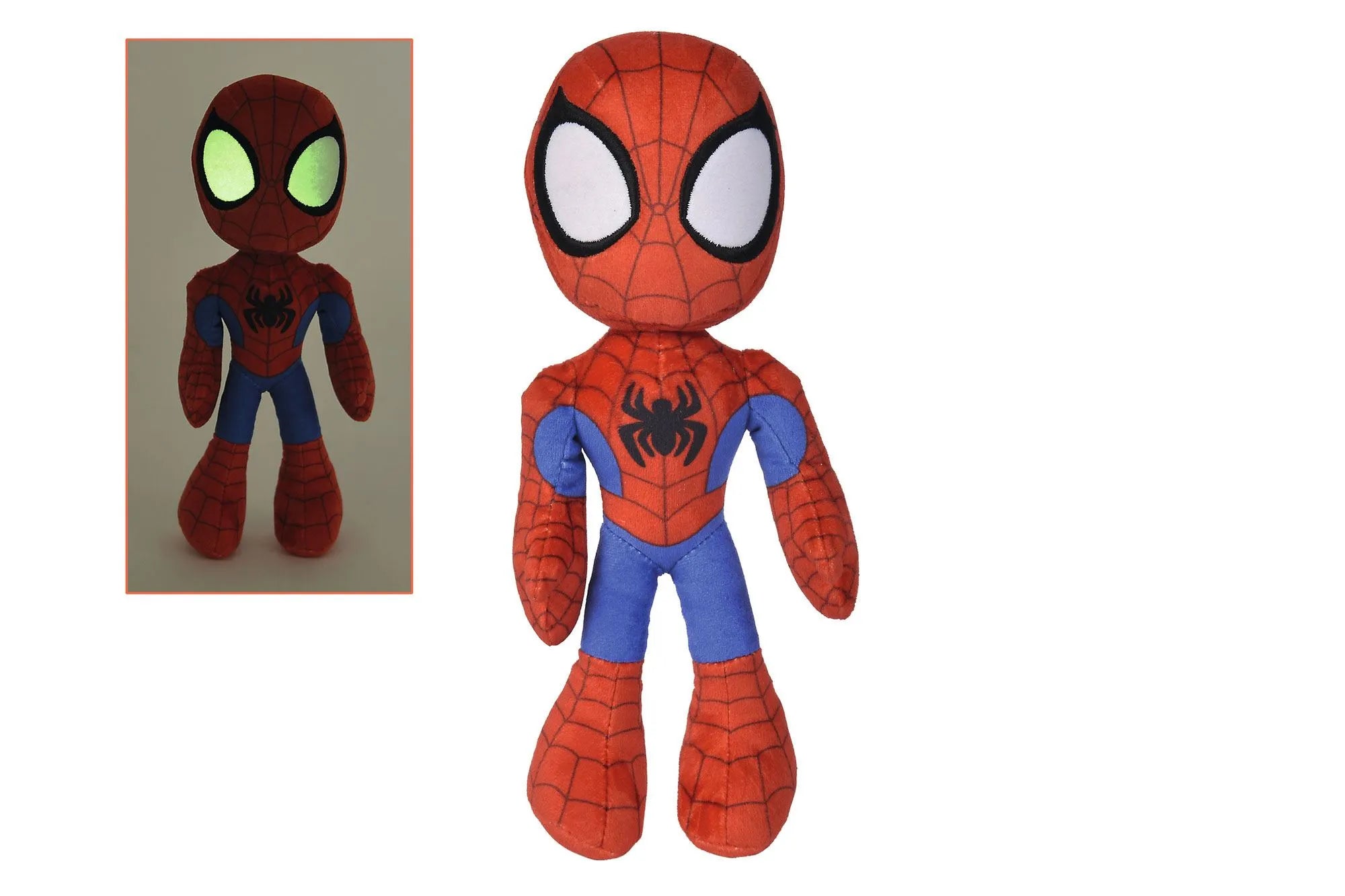 Marvel Plüschfigur Glow In The Dark Augen Spider-Man 25 cm - Smalltinytoystore
