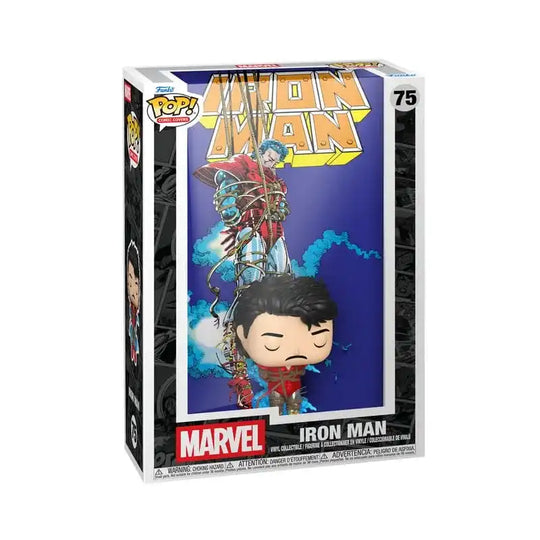Marvel POP! Comic Cover Vinyl Figur IronMan'68 9 cm - Smalltinytoystore