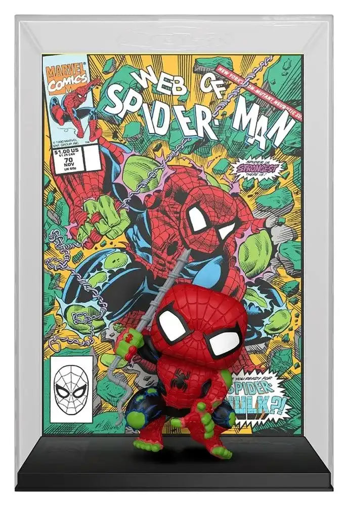 Marvel POP! Comic Covers Vinyl Figur Web of Spider-Man #70 (Spider-Hulk) 9 cm