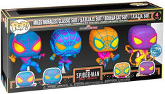 Marvel POP! TV Vinyl Figuren 4er-Pack Miles Morales (BLKLT) 9 cm - Smalltinytoystore
