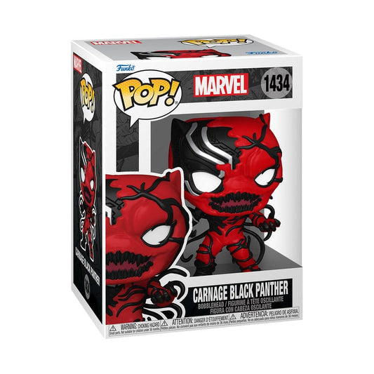Marvel POP! Vinyl Figur Carnageized - Black Panther 9 cm - Smalltinytoystore