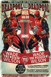 Marvel Poster Set Deadpool Wade Vs Wade 61 x 91 cm (4) - Smalltinytoystore