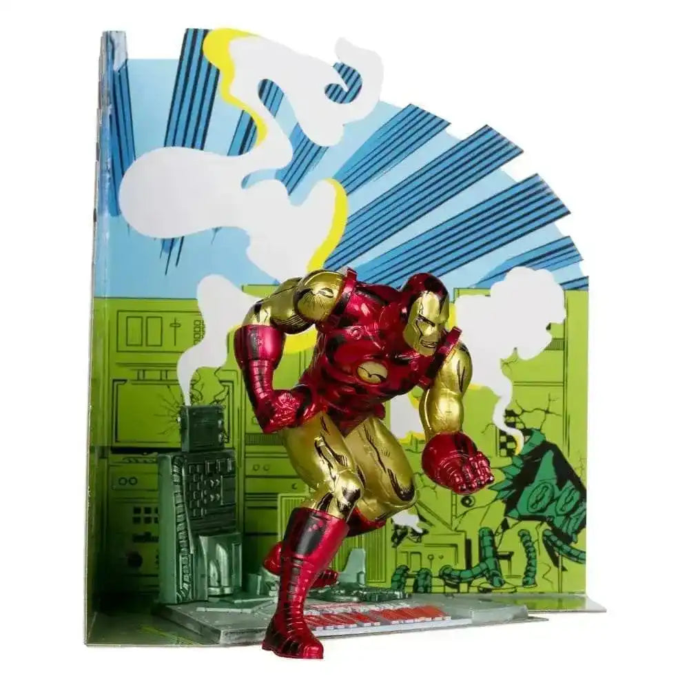 Marvel PVC Statue 1/10 Iron Man (The Invincible Iron Man 126) 11 cm - Smalltinytoystore