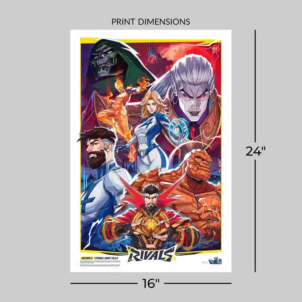 Marvel Rivals Kunstdruck Eternal Night Falls 61 x 41 cm - ungerahmt - Smalltinytoystore