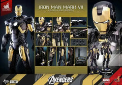 Marvel's The Avengers Diecast Movie Masterpiece Actionfigur 1/6 Iron Man Mark VII (Black & Gold Version) 32 cm HOT TOYS - Smalltinytoystore