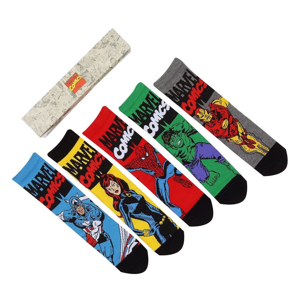 Marvel Socken 5er-Pack Avengers S-M - Smalltinytoystore