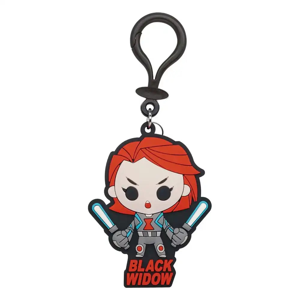 Marvel Soft Touch PVC Taschenanhänger Black Widow - Smalltinytoystore