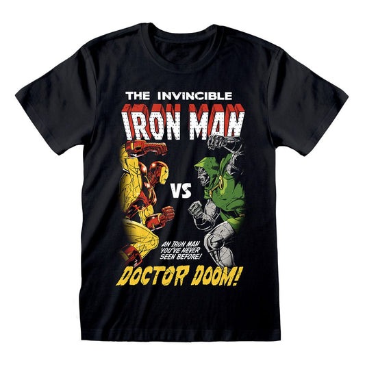 Marvel T-Shirt Iron Man vs Doom Größe S - Smalltinytoystore