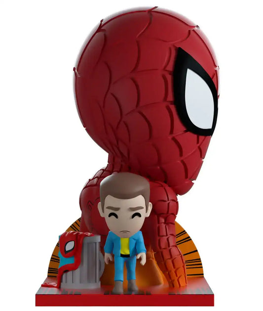 Marvel Vinyl Diorama Spider-Man Peter Parker 11 cm - Smalltinytoystore