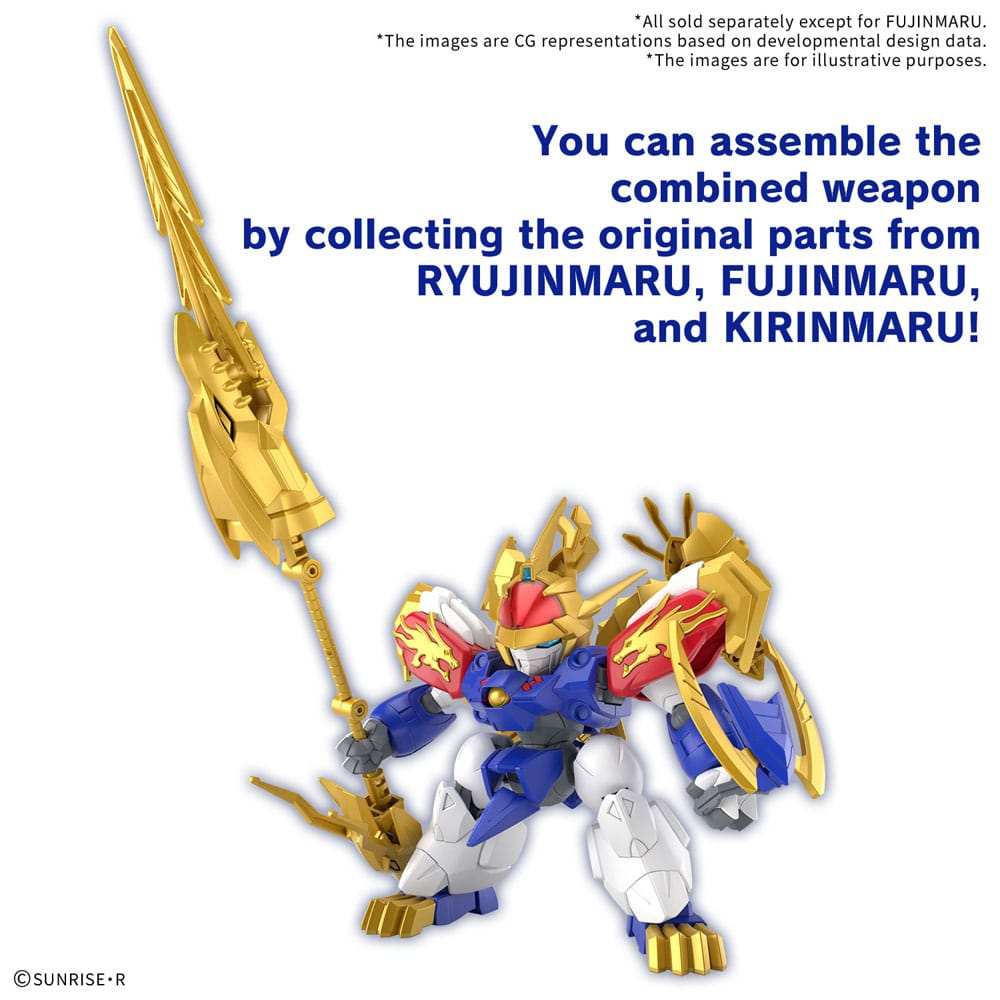 Mashin Hero Wataru Plastic Model Kit Fujinmaru (Limited Initial Edition) - Smalltinytoystore