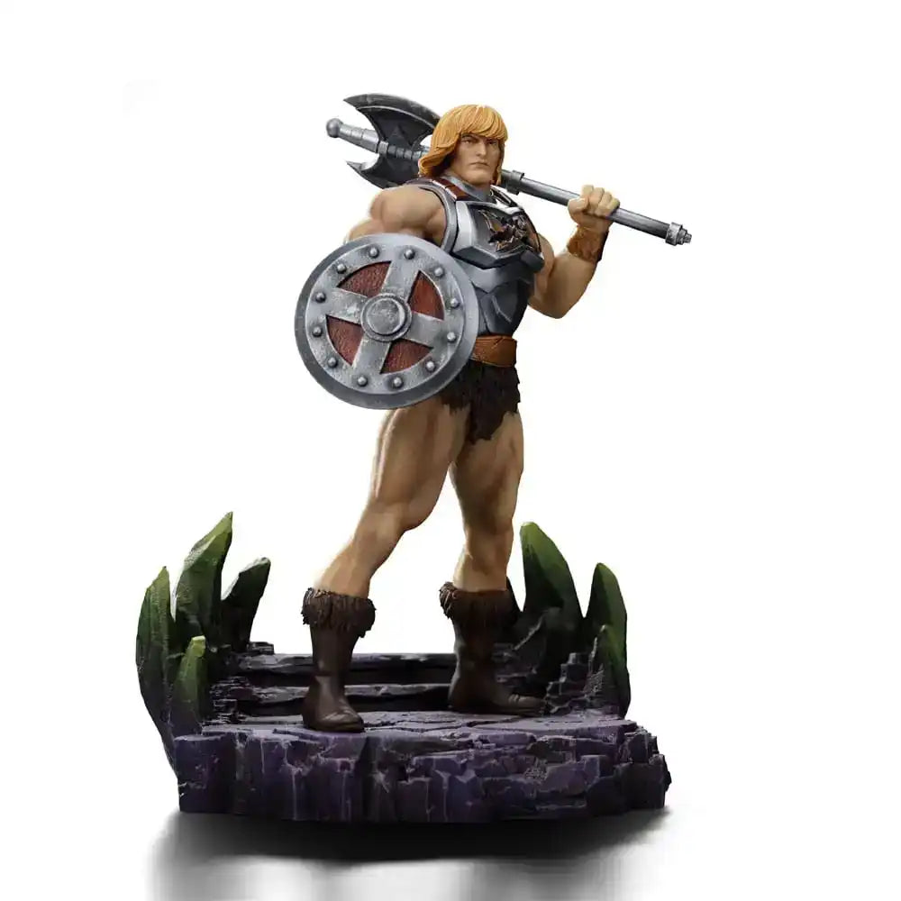 Masters of the Universe Art Scale Statue 1/10 He-Man Battle Armor Version heo Exclusice 23 cm - Smalltinytoystore