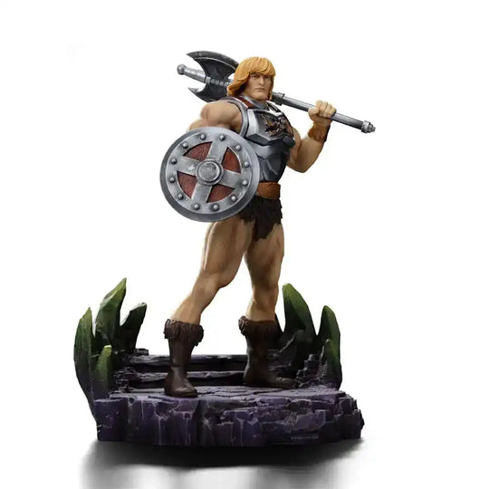 Masters of the Universe Art Scale Statue 1/10 He-Man Battle Armor Version heo Exclusice 23 cm - Smalltinytoystore