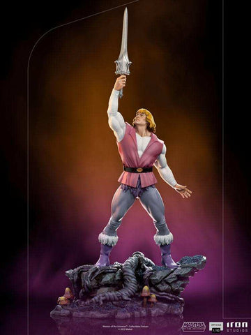 Masters of the Universe Art Scale Statue 1/10 Prince Adam 38 cm - Smalltinytoystore