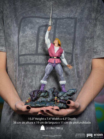 Masters of the Universe Art Scale Statue 1/10 Prince Adam 38 cm - Smalltinytoystore